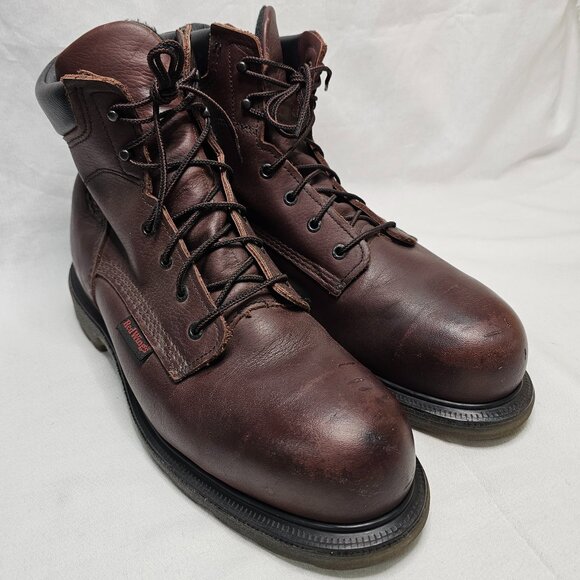 Red Wing Shoes Leather 2406 Steel Toe EH Safety Work Boots Men's Size 13 E2 - Picture 4 of 13